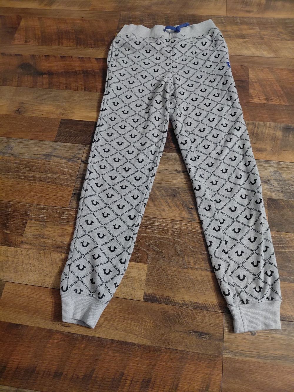 True Religion Kids Gray Logo Jogger Pants